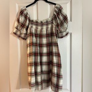 American Eagle plaid dress with pockets